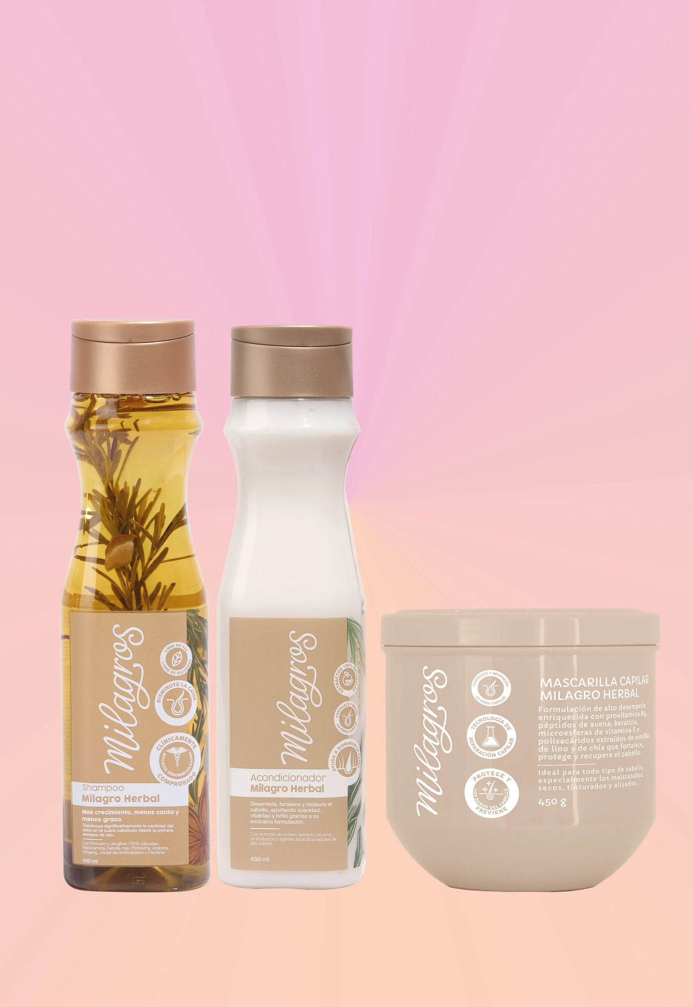 Kit Milagros Crecimiento Herbal