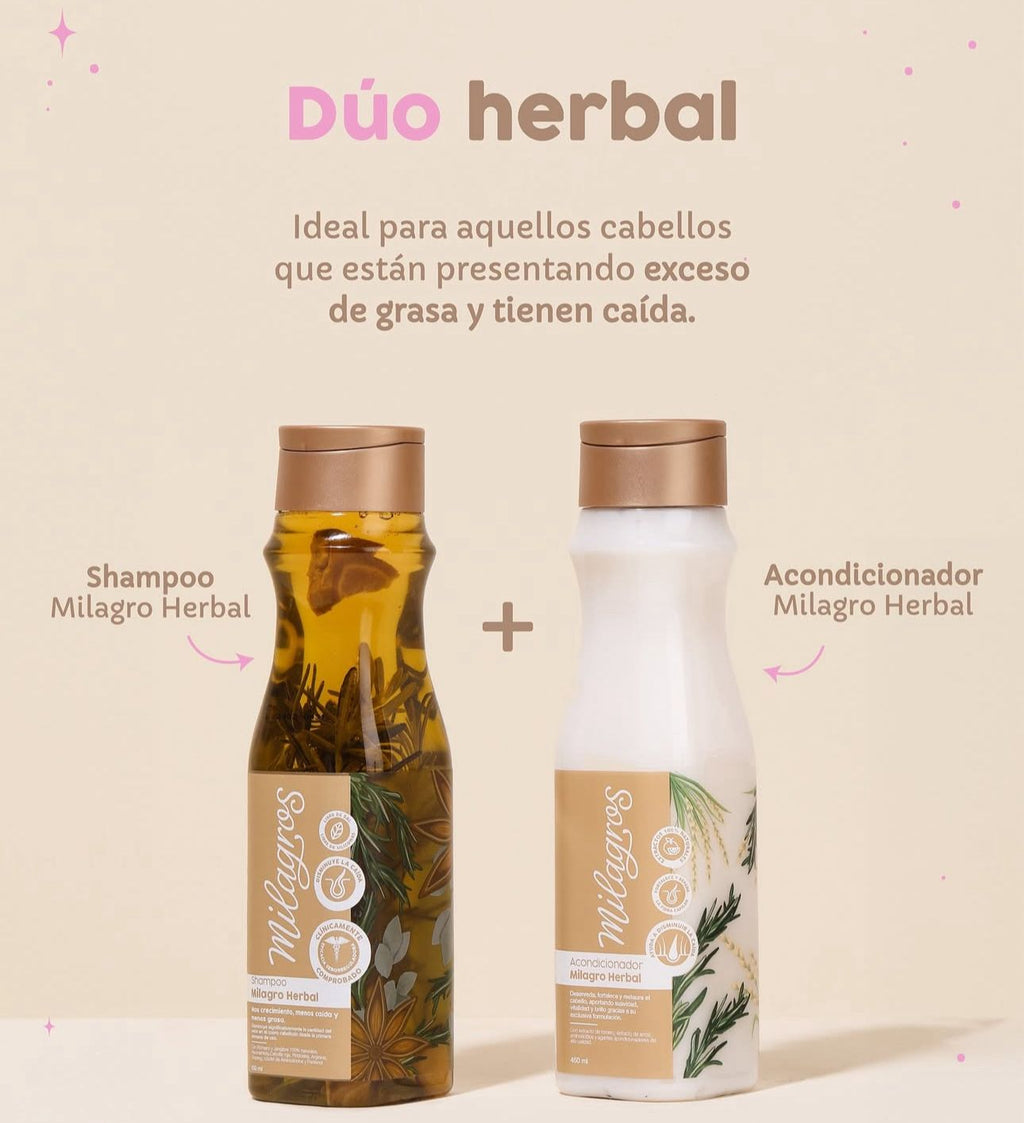DÚO HERBAL shampoo + acondicionador